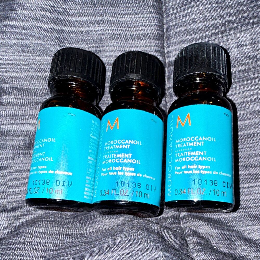 Moroccanoil Treatment Argan Oil Shine Oil 0.34 fl oz/10 ml Travel Size Lot 3